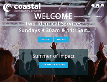 Tablet Screenshot of coastalcommunitychurch.org